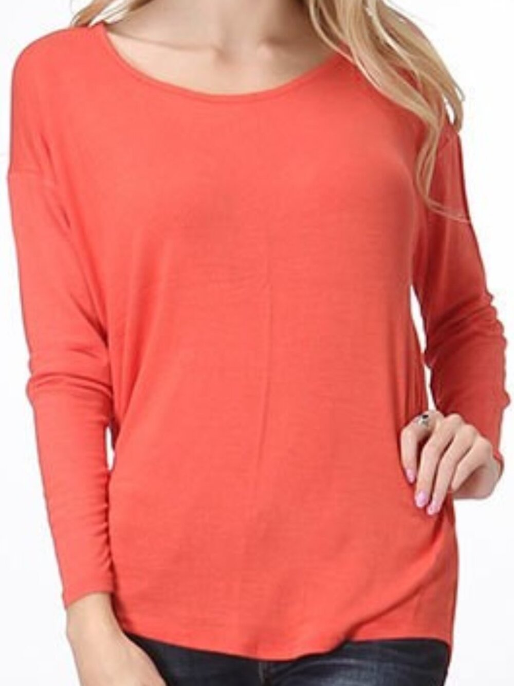 Basic Coral Top
